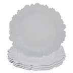 White Finish Reef Charger Plate | Dia