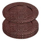 Brown Charger Plate | Pandanus