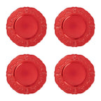 Red Baroque Charger Plate | Dia