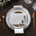 Ida Set of Four 32cm Dia Embossed Coupe Charger Plates