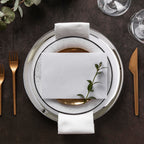 Ida Set of Four 32cm Dia Embossed Coupe Charger Plates