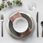 Ida Set of Four 32cm Dia Embossed Coupe Charger Plates