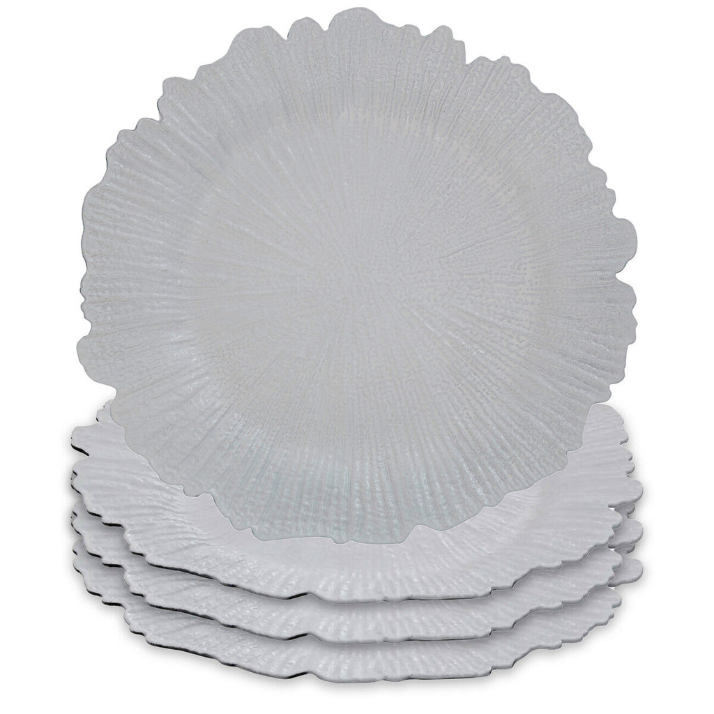 Dia White Reef Charger Plate 33cm