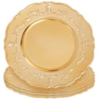 Gold Finish Baroque Charger Plate | Dia