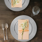 Set of Four 33cm Dia Silver Charger Plates with Ribbed Rims