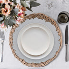 Set of Four 33cm White Reef Charger Plates | Dia