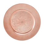 Set of 4 Rose Gold Charger Plates | Redbud