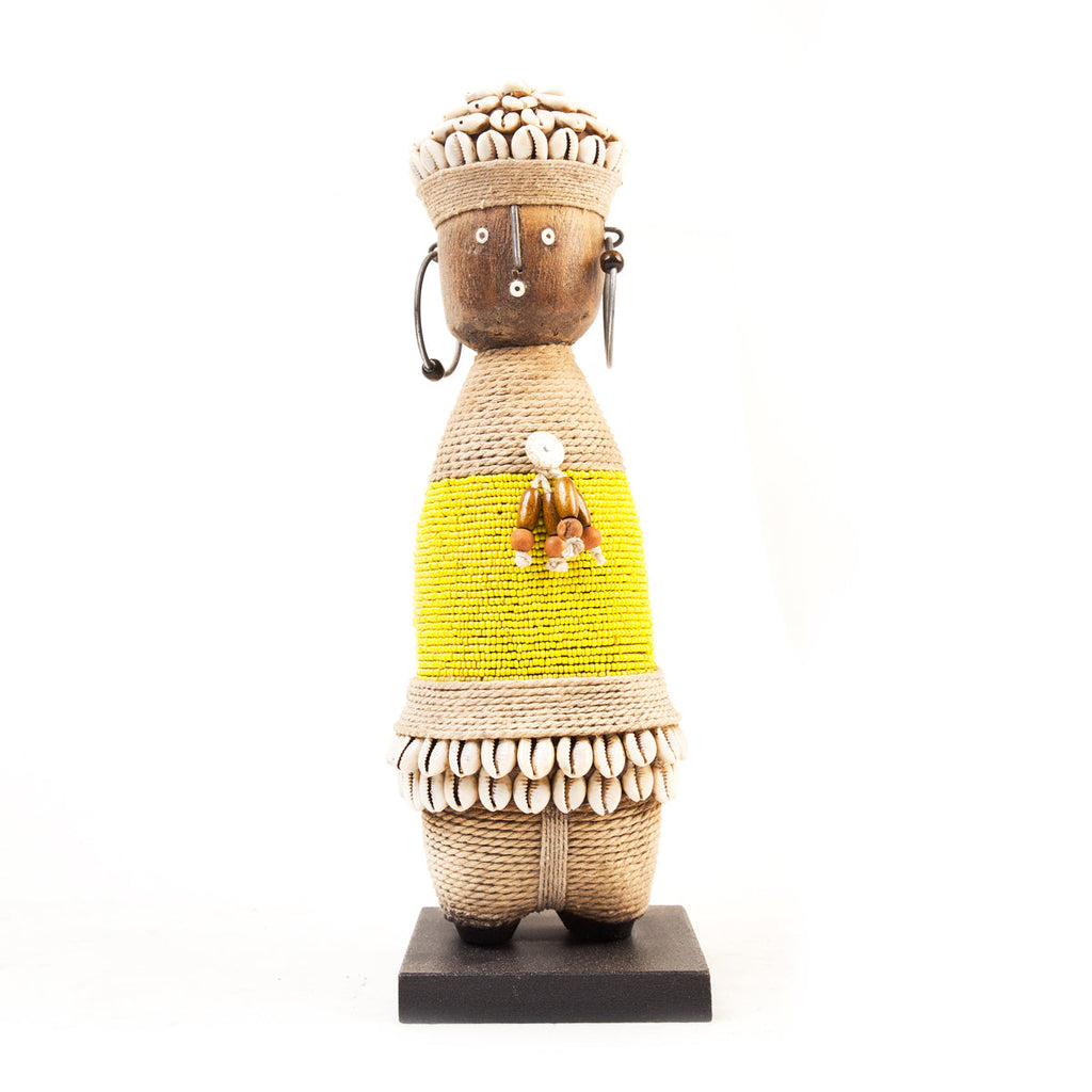 Namji Doll -  Yellow  -  Silver 132B