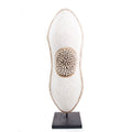 Cameroon Beaded Shield - Oblong -  17E