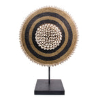 Cameroon Beaded Shield Round S 18B