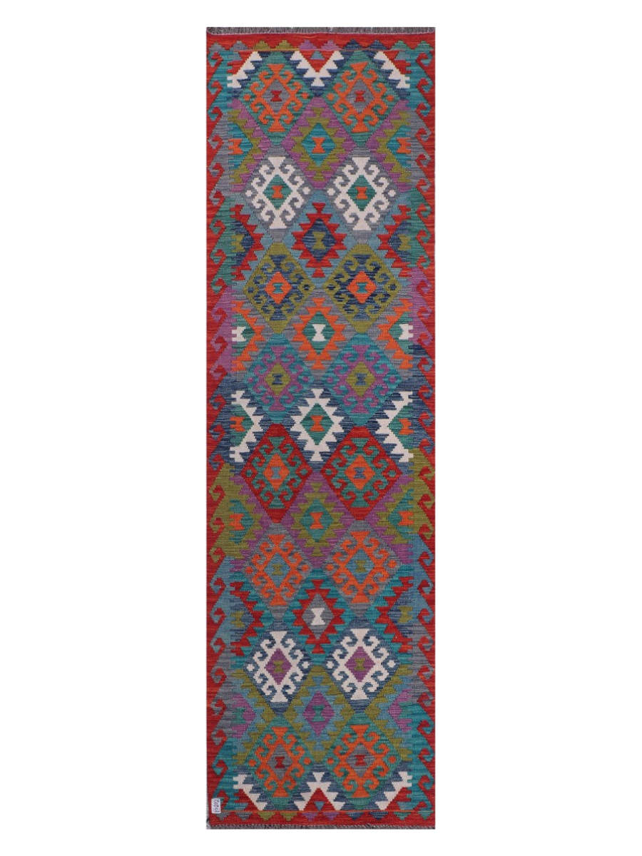 Maimana Afghanistan Kilim Runner - 297 x 85 cm