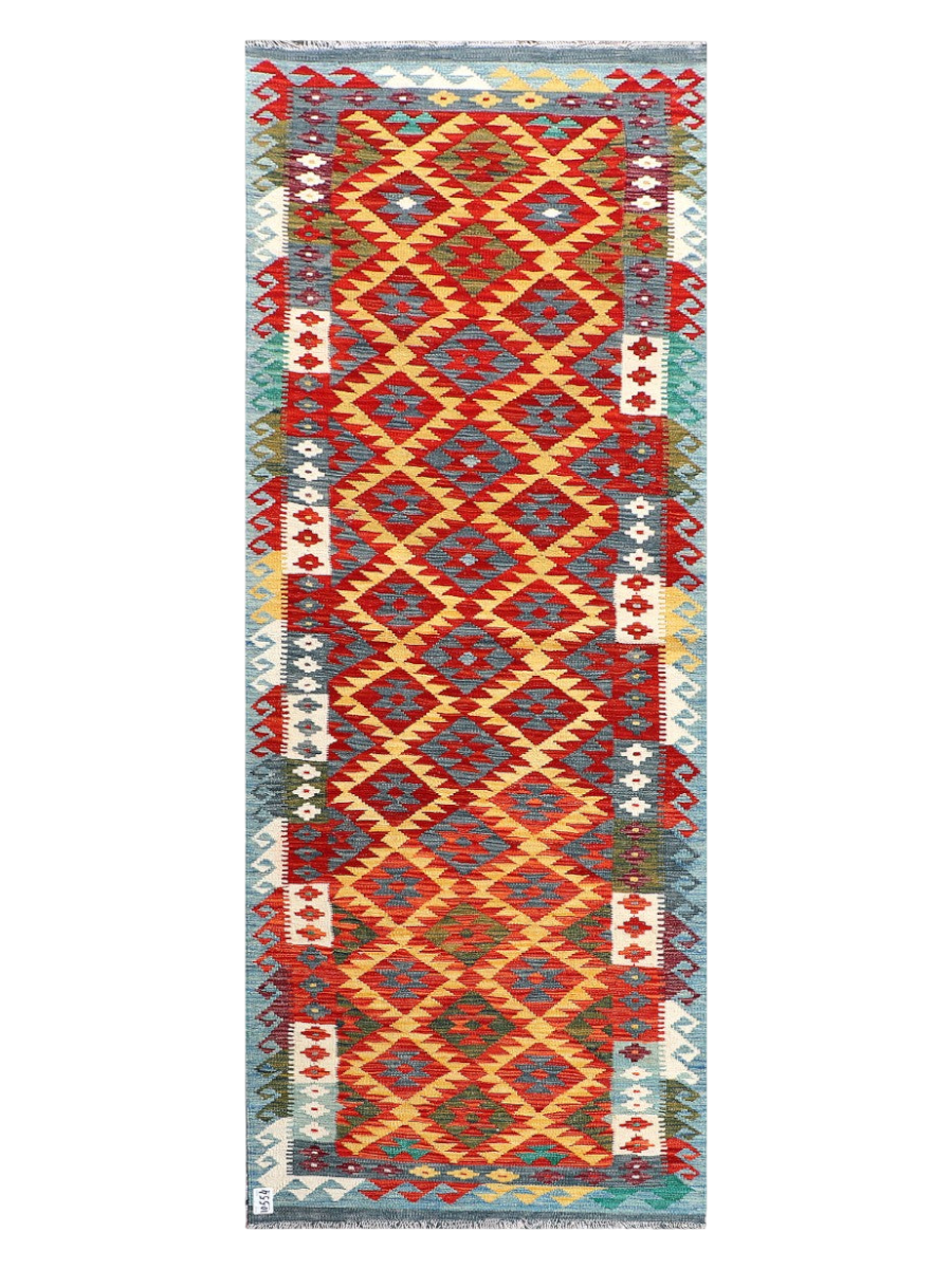 Maimana Kilim Runner - 277 x 82 cm