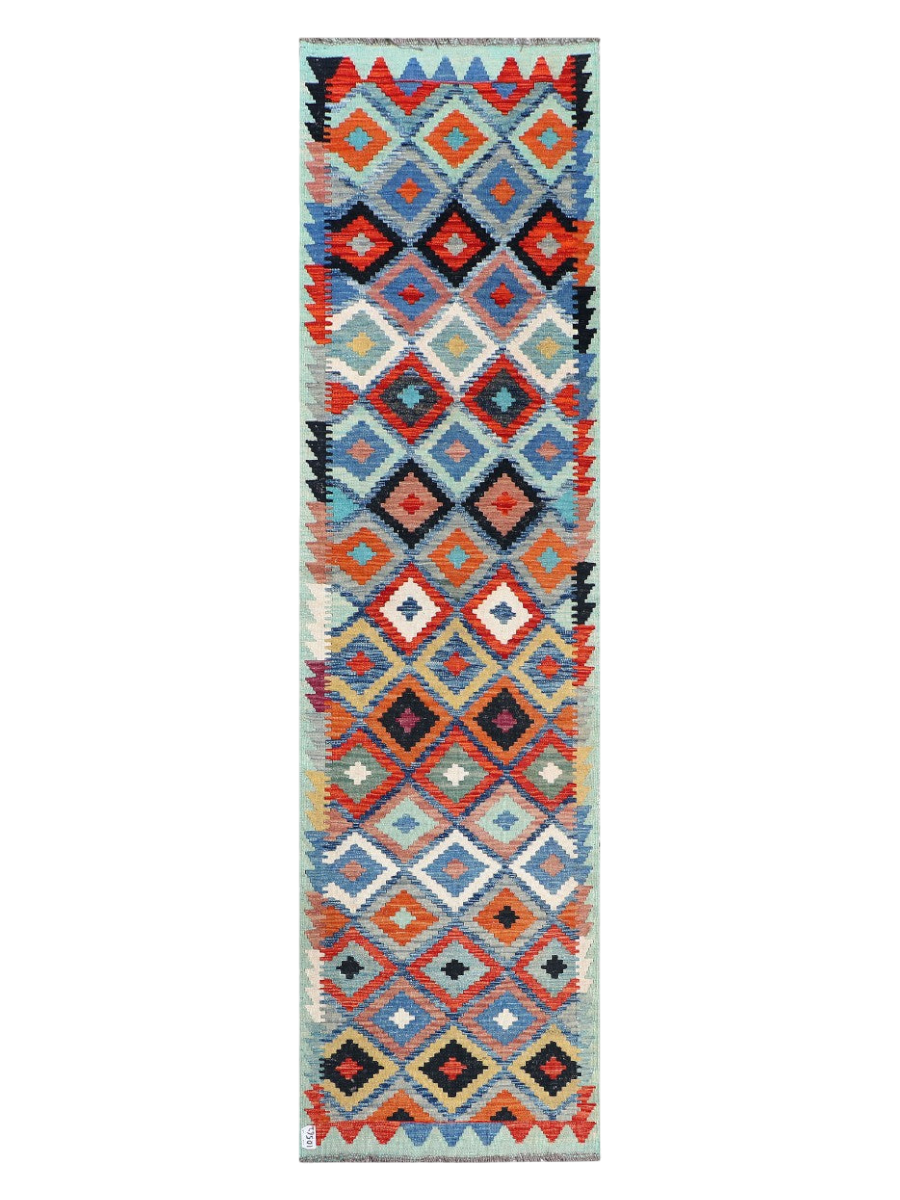 Maimana Kilim Runner - 290 x 79 cm