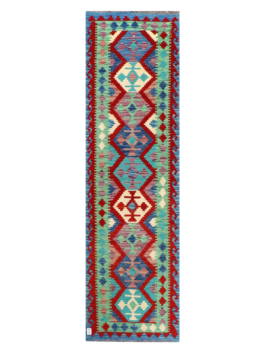 Maimana Kilim Runner - 288 x 83 cm