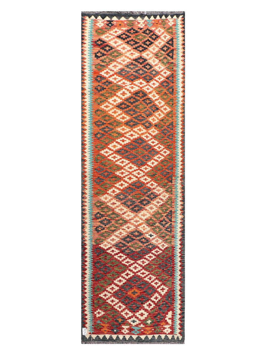 Maimana Kilim Runner - 296 x 94 cm
