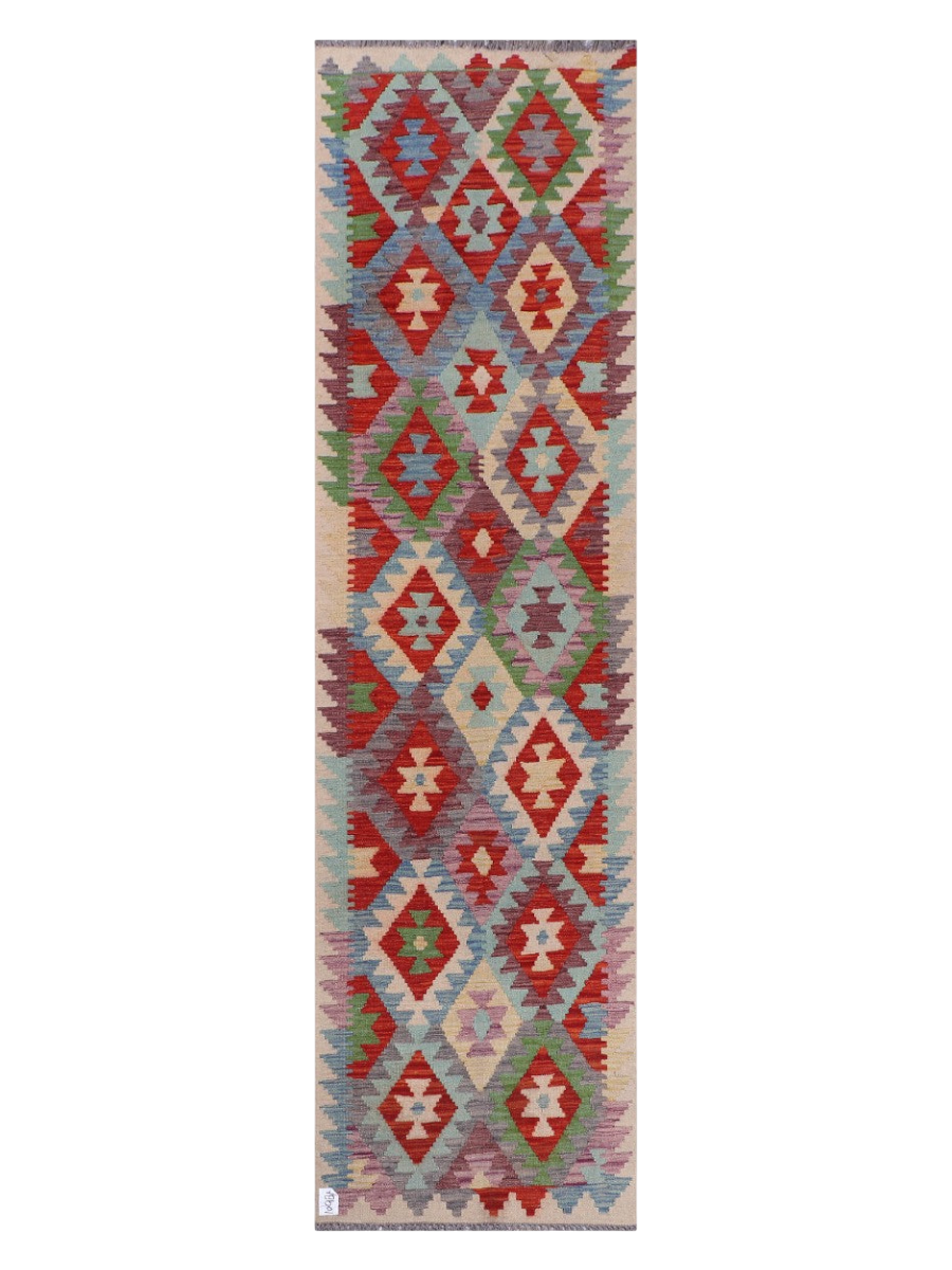 Maimana Kilim Runner - 292 x 79 cm