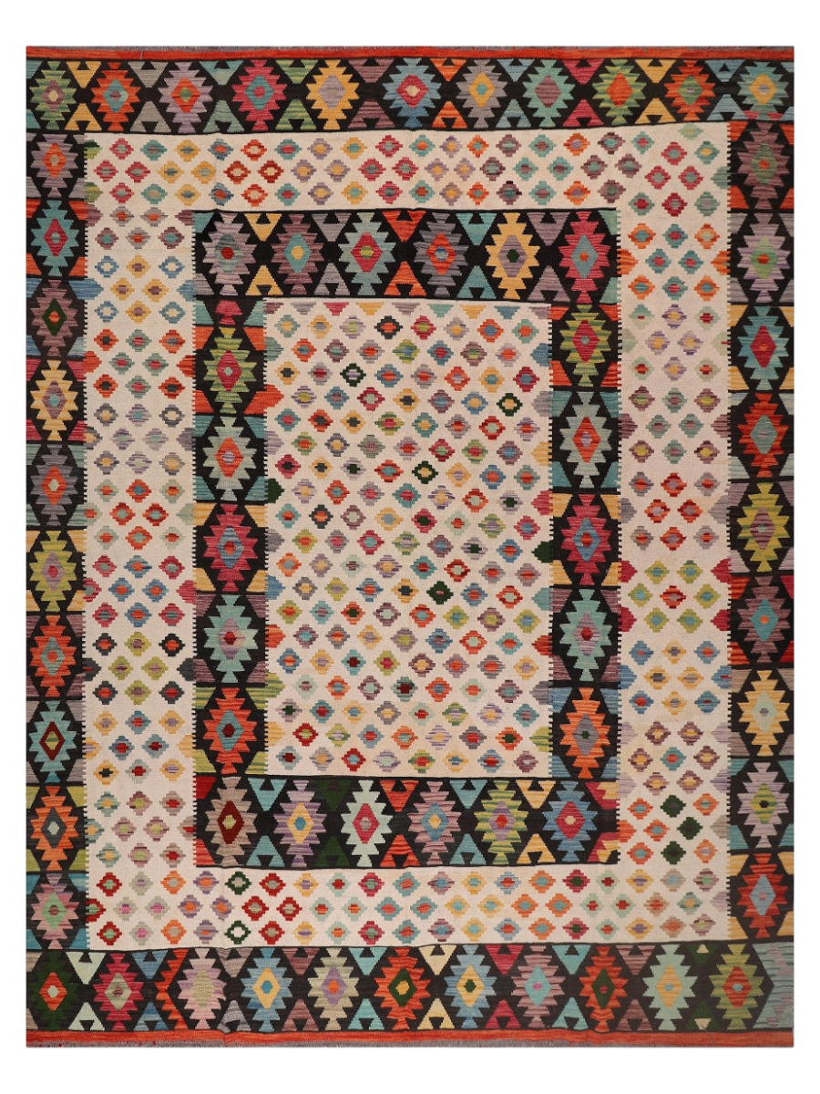 Maimana Afghanistan Kilim Rug - 391 x300 cm