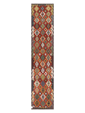 Maimana Afghanistan Kilim Runner - 387 x 83 cm
