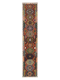 Maimana Afghanistan Kilim Runner - 385 x 80 cm
