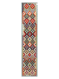Maimana Afghanistan Kilim Runner - 384 x 83 cm