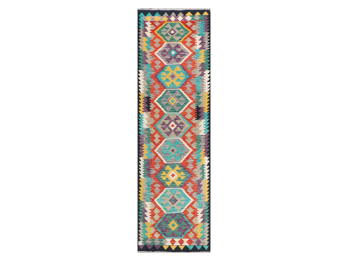 Maimana Kilim Runner - 283 x 86 cm