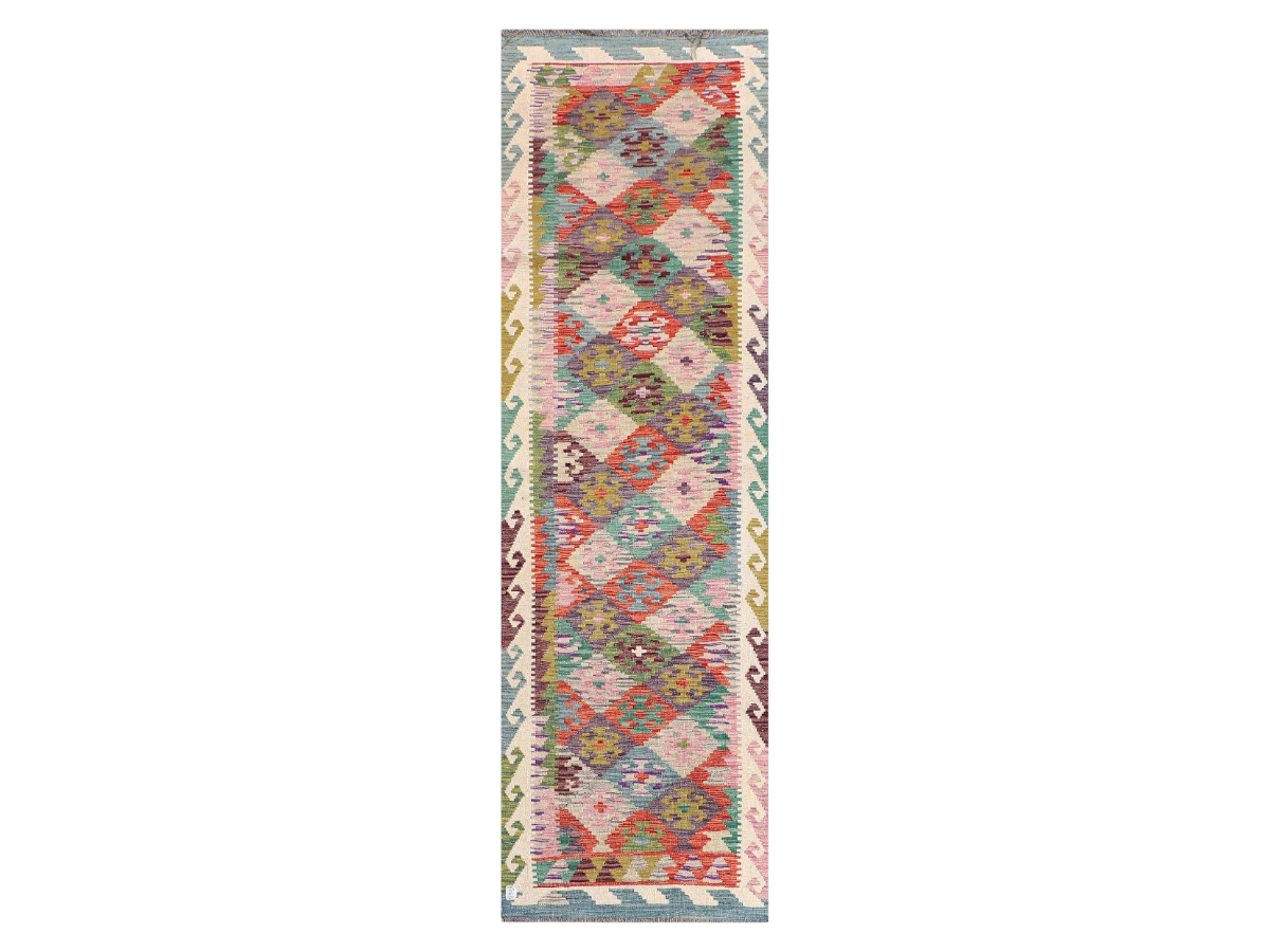Maimana Kilim Runner - 289 x 88 cm
