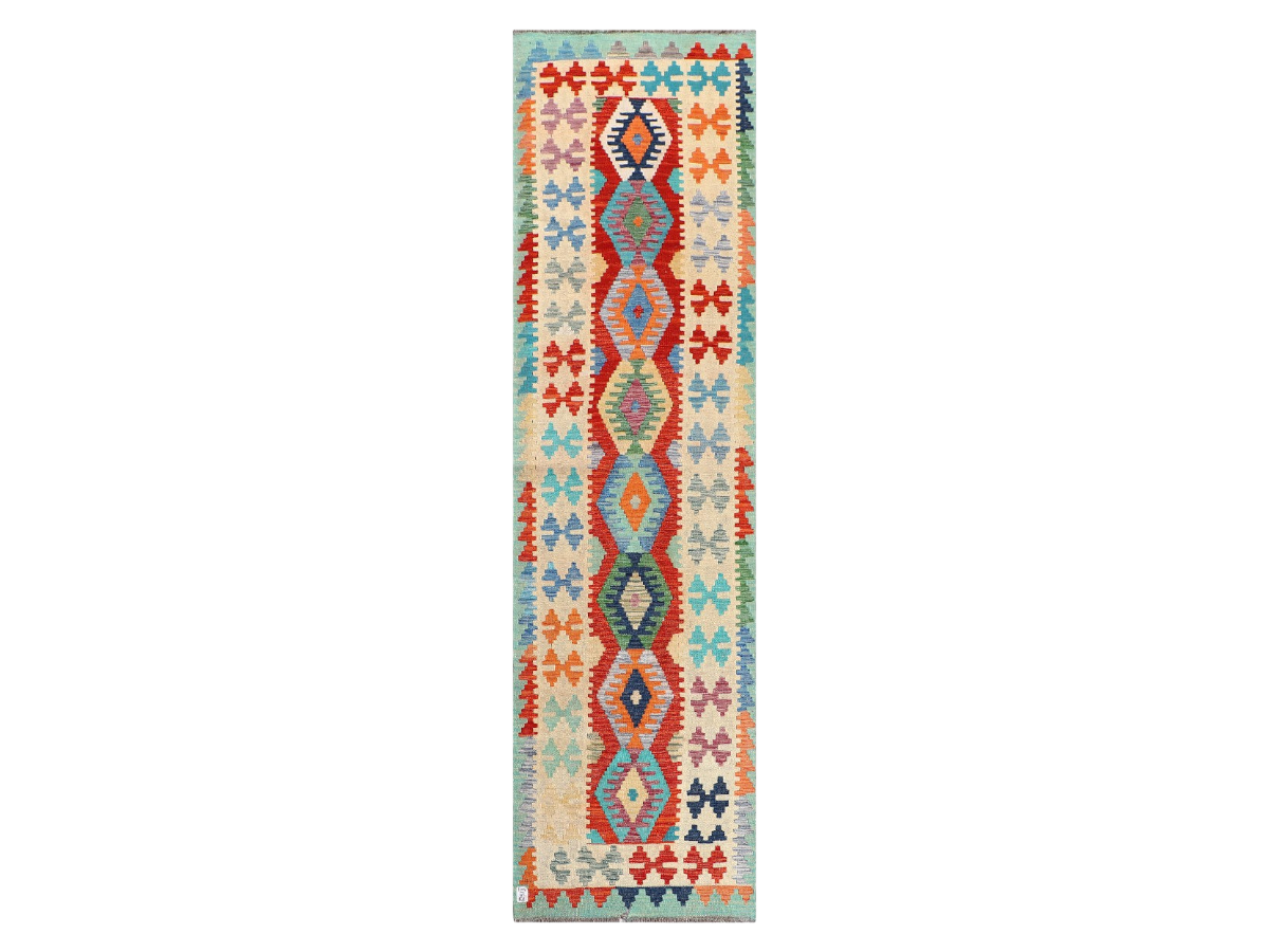 Maimana Kilim Runner - 292 x 81 cm