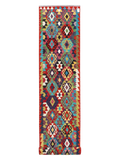 Maimana Afghanistan Kilim Runner - 388 x 87 cm