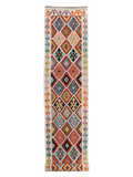 Maimana Afghanistan Kilim Runner - 391 x 84 cm