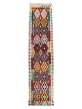 Maimana Afghanistan Kilim Runner - 487 x 84 cm