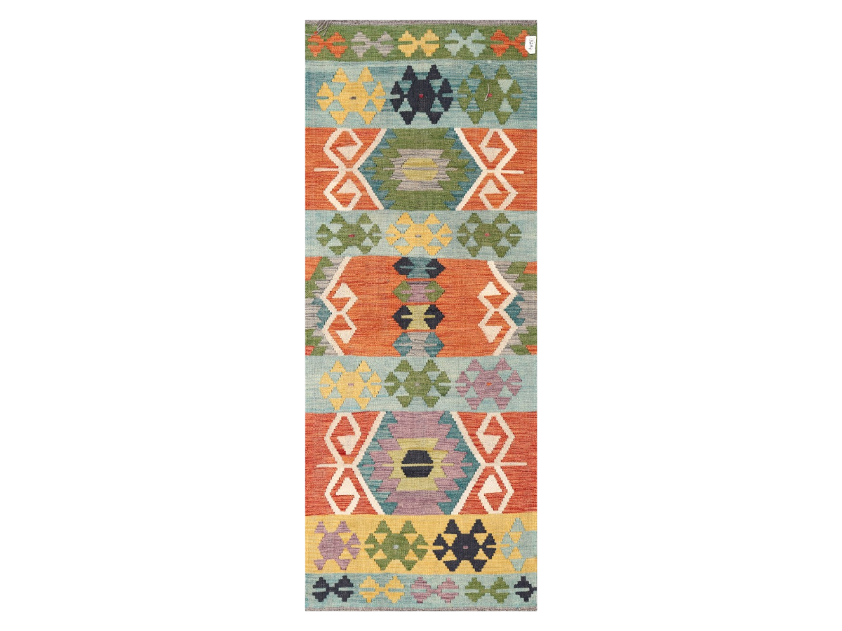 Maimana Kilim - 201 x 79 cm