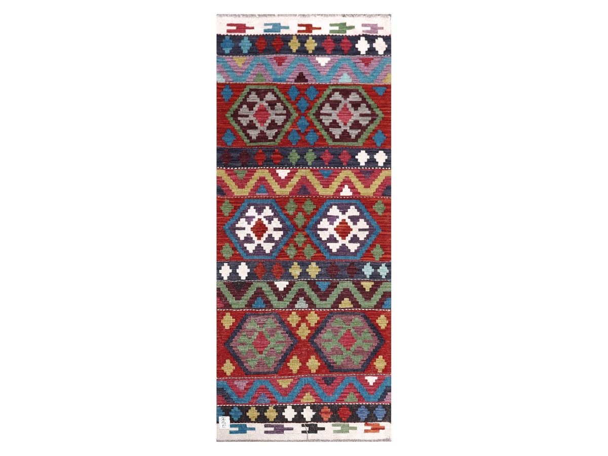 Maimana Kilim - 201 x 80 cm