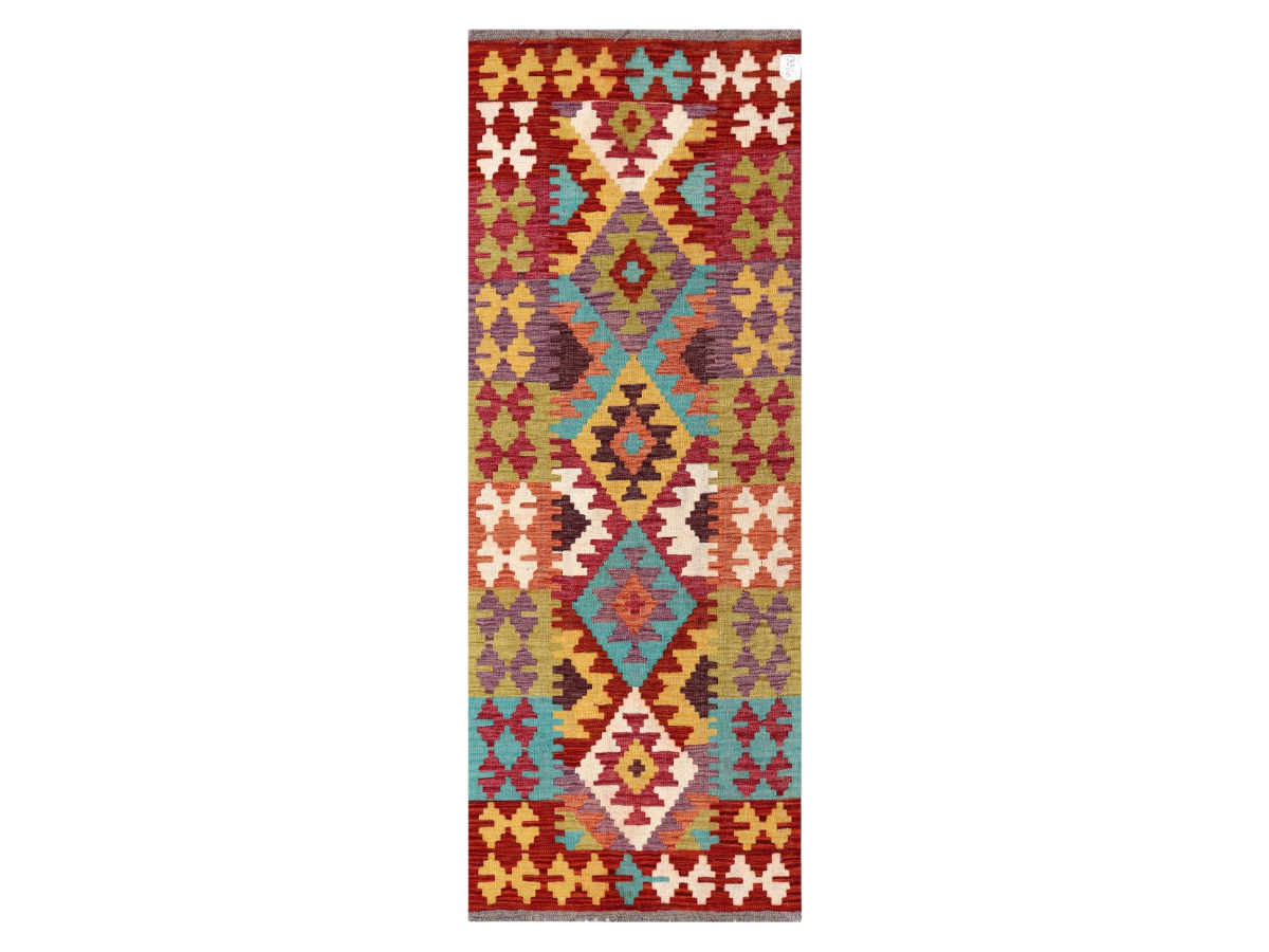 Maimana Kilim - 206 x 77 cm