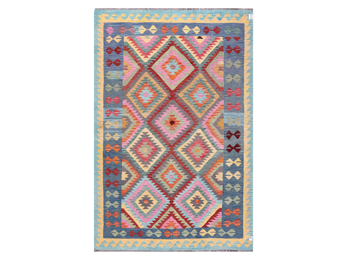 Maimana Afghanistan Kilim Rug - 298 x198 cm