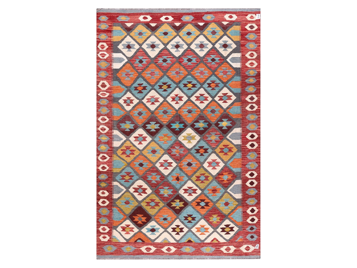Maimana Afghanistan Kilim Rug - 295 x196 cm