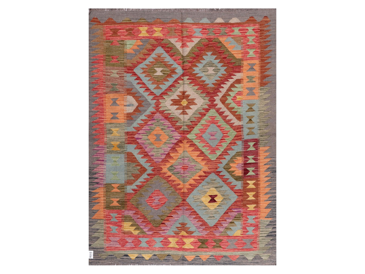 Maimana Afghanistan Kilim Rug - 199 x150 cm