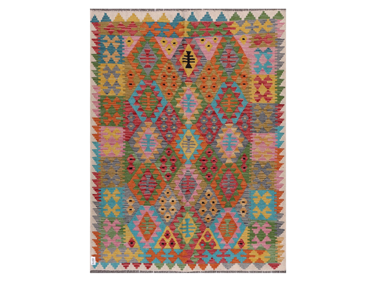 Maimana Afghanistan Kilim Rug - 200 x152 cm