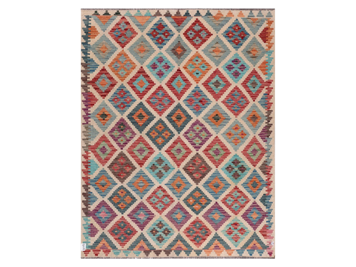 Maimana Afghanistan Kilim Rug - 199 x159 cm
