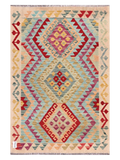 Maimana Afghanistan Kilim Rug - 146 x100 cm