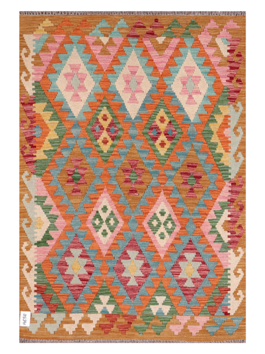 Maimana Afghanistan Kilim Rug - 152 x104 cm