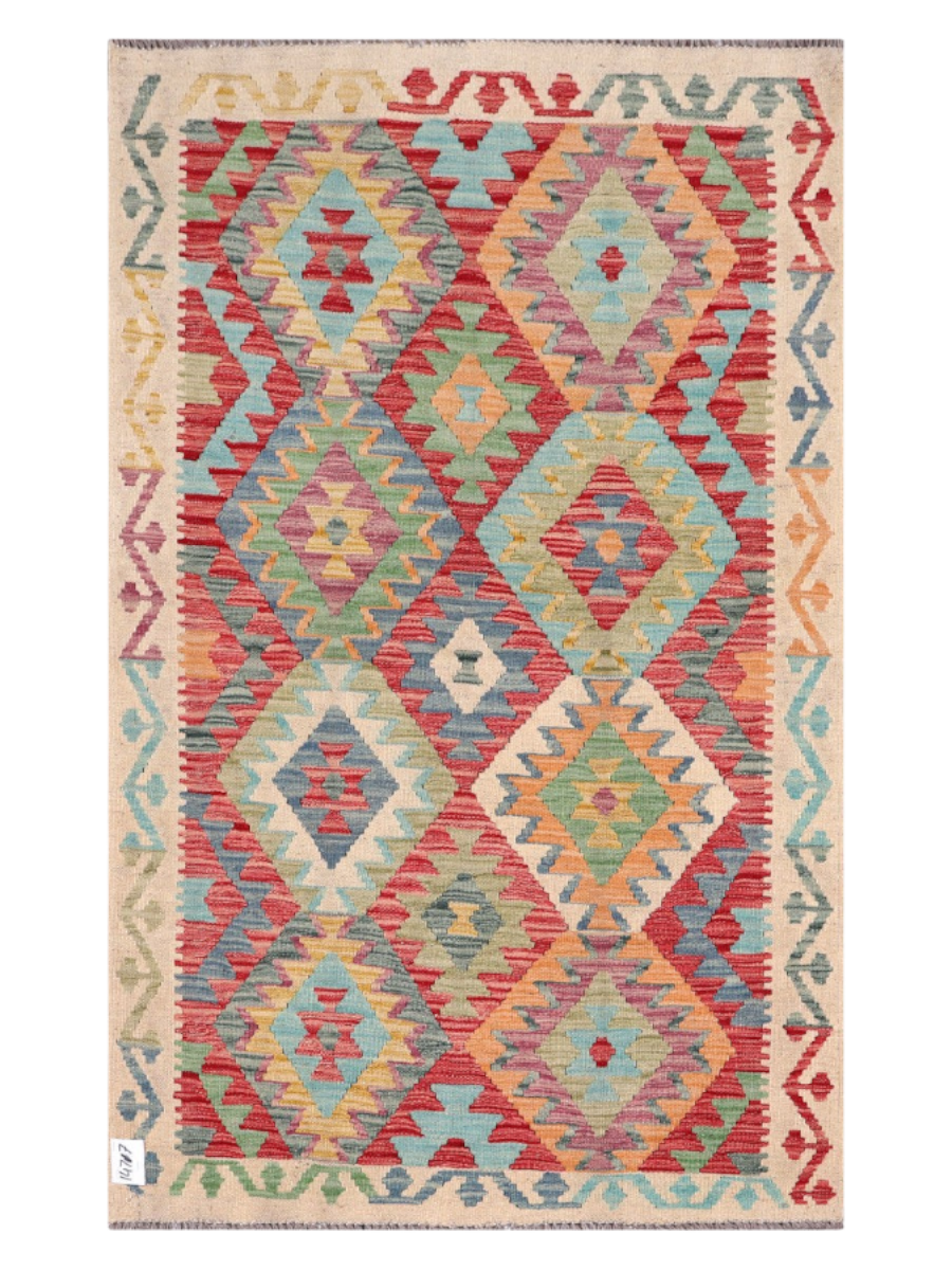 Maimana Afghanistan Kilim Rug - 168 x107 cm