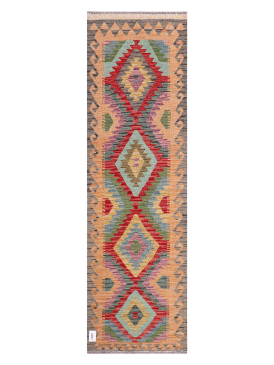 Maimana Kilim - 217 x 65 cm
