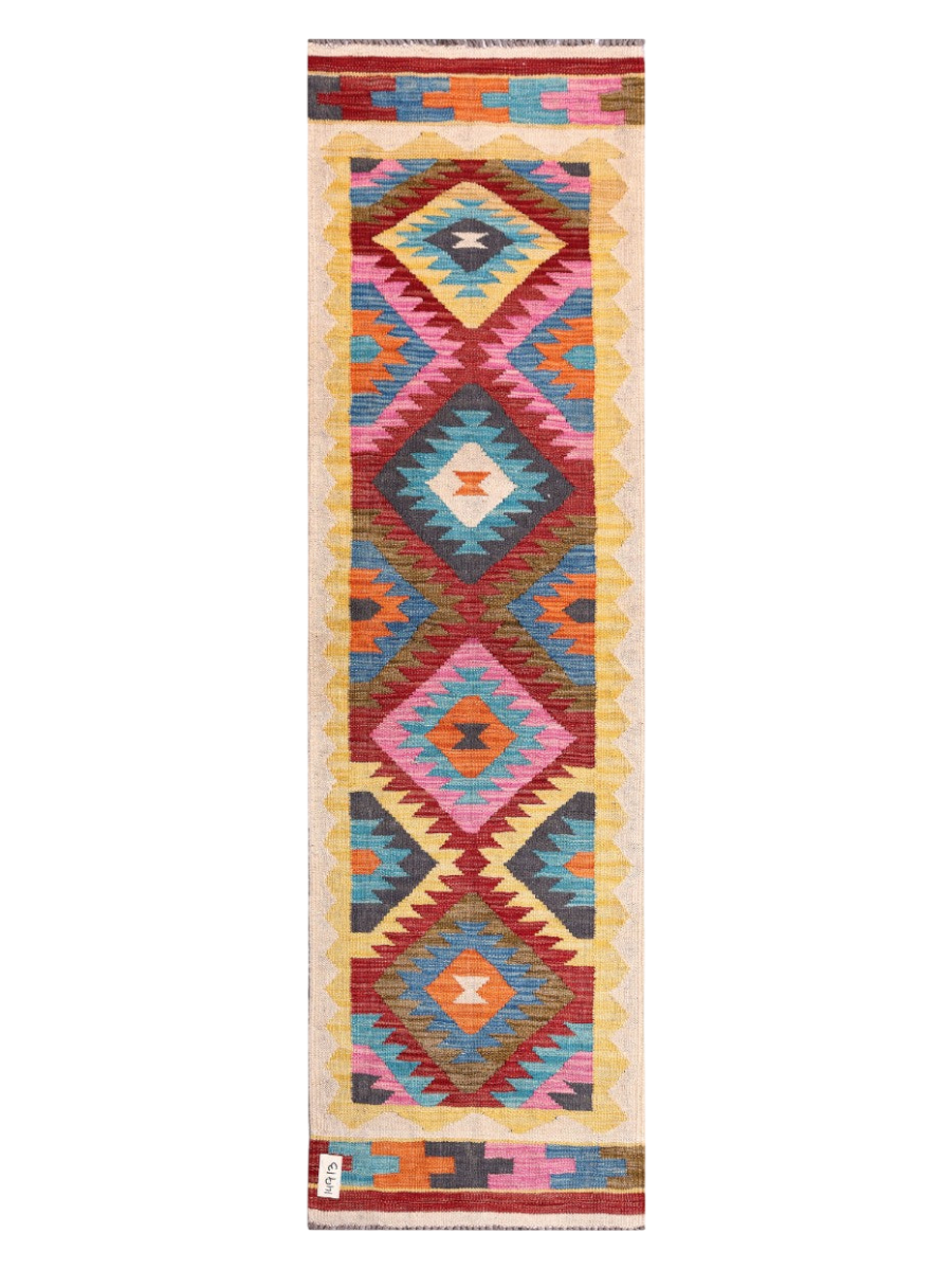 Maimana Kilim - 197 x 58 cm