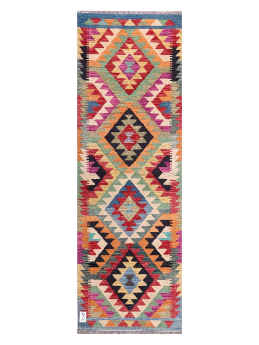 Maimana Kilim - 199 x 66 cm