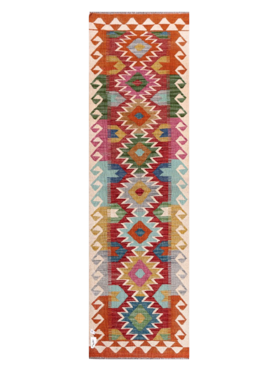 Maimana Kilim - 205 x 61 cm