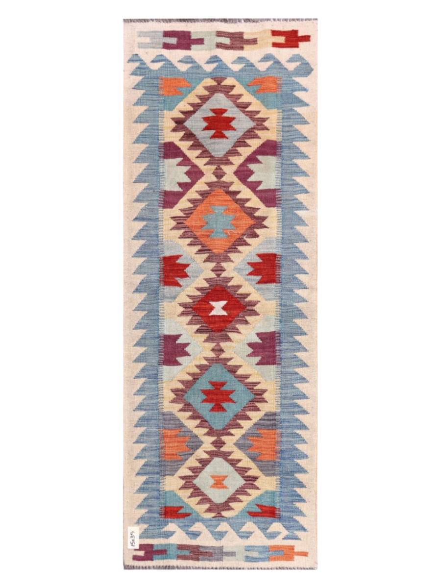 Maimana Afghanistan Kilim Rug - 176 x64 cm