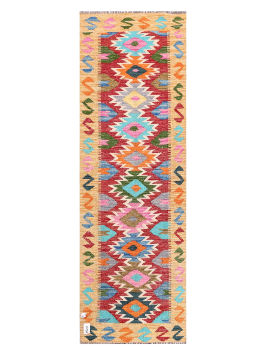 Maimana Kilim - 199 x 66 cm