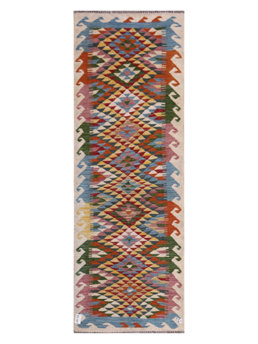 Maimana Kilim - 204 x 72 cm