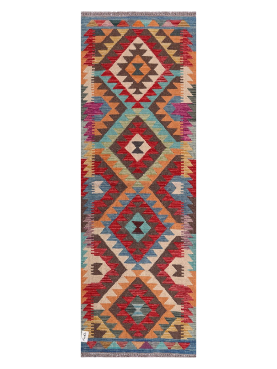 Maimana Kilim - 201 x 69 cm