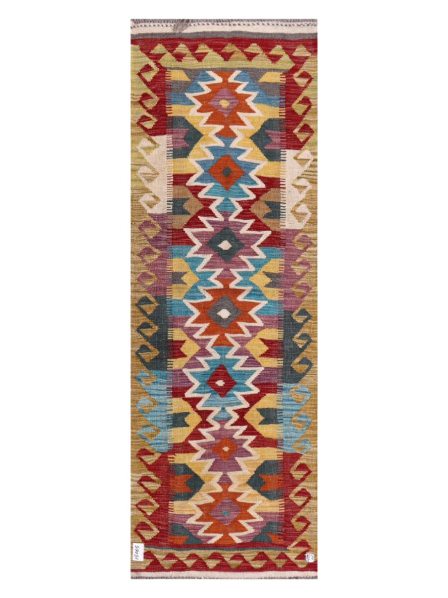 Maimana Kilim - 201 x 69 cm